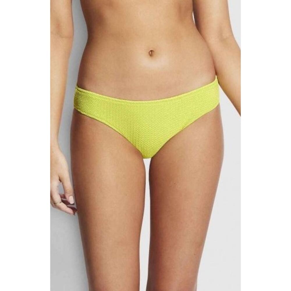 NWT Seafolly Sea Dive High Cut Bikini Bottoms Wild Lime Green AU 10 US 6 Swim